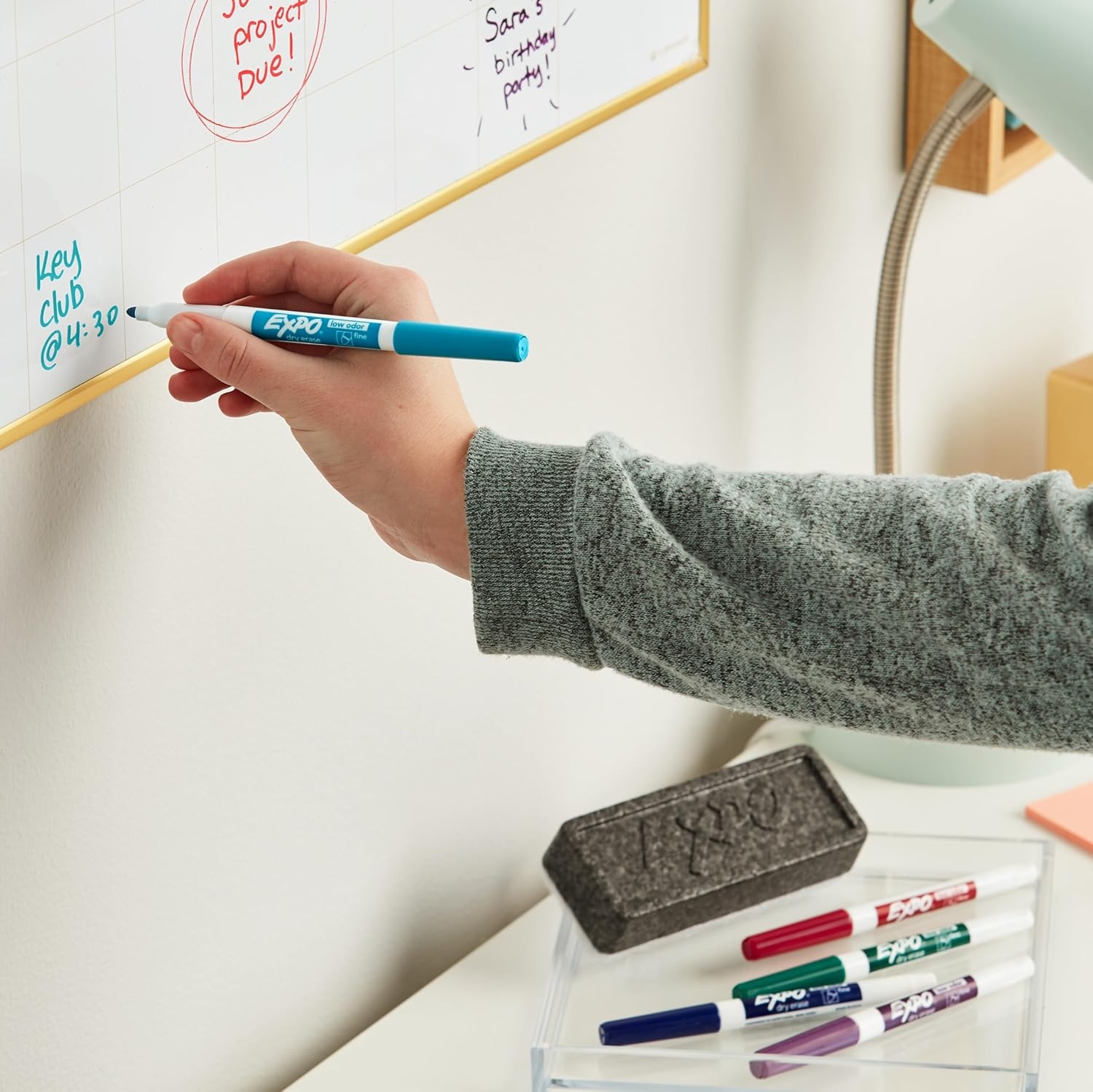 image:imageEXPO Soft Pile Dry Block Eraser 518 x 112 Inches Ideal for Whiteboards Pack of 12Pack of 12