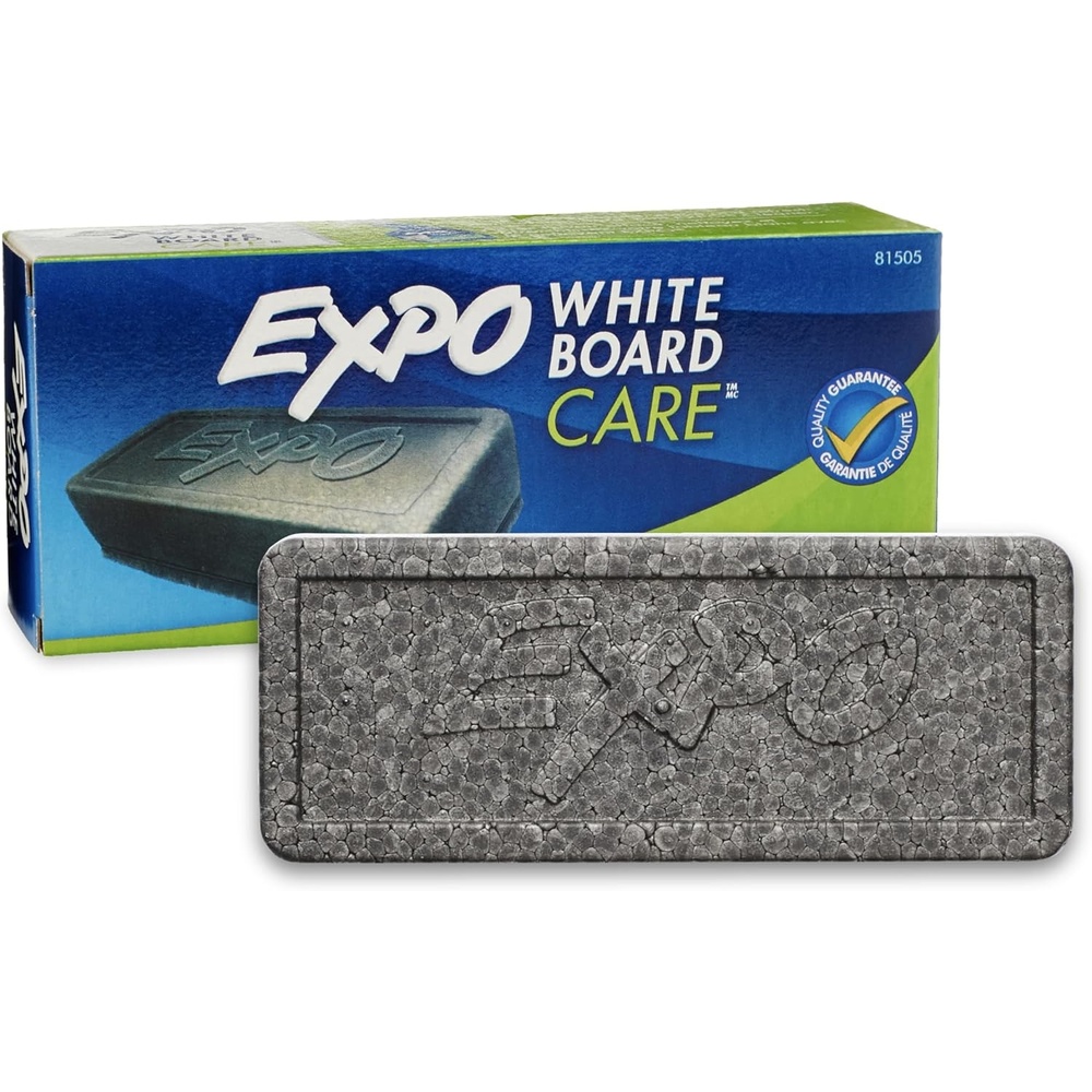 image:imageEXPO Soft Pile Dry Block Eraser 518 x 112 Inches Ideal for Whiteboards Pack of 12Pack of 1